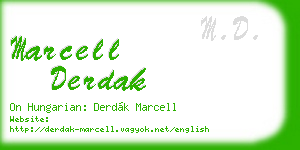 marcell derdak business card