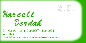 marcell derdak business card
